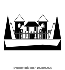 Modern castle icon image