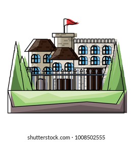 Modern castle icon image