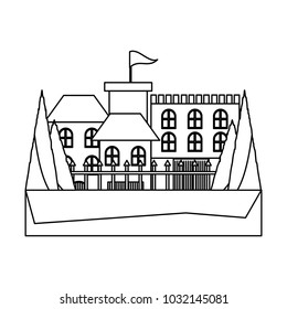 Modern castle icon image