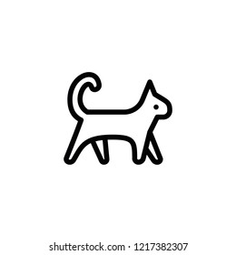 Modern cat icon