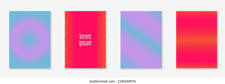 Modern catalog. Cool wallpaper, mobile screen, patent, journal concept. Orange and pink. Modern catalog with minimalist geometric line and trendy shapes.