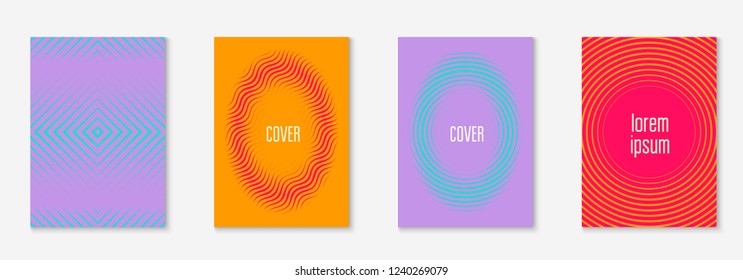 Modern catalog. Orange and pink. Plastic mobile screen, wallpaper, patent, presentation concept. Modern catalog with minimalist geometric line and trendy shapes.