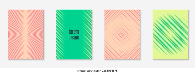 Modern catalog. Pink and green. Texture placard, flyer, invitation, page concept. Modern catalog with minimalist geometric line and trendy shapes.