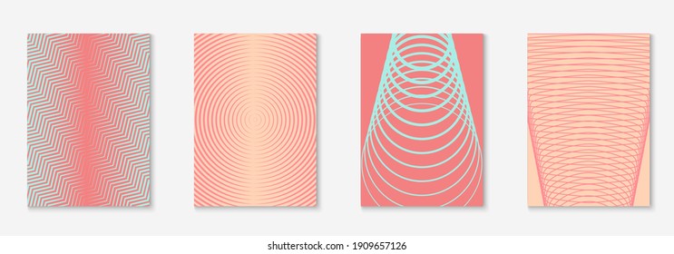 Modern catalog. Texture notebook, page, certificate, mobile screen mockup. Pink and turquoise. Modern catalog with minimalist geometric line and trendy shapes.