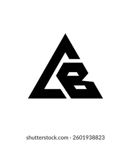 Modern CB or BC Monogram Creative Typography Unique Shapes logo