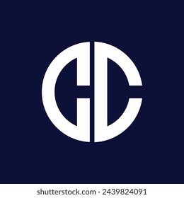 Modernes CC Circle Logo Design