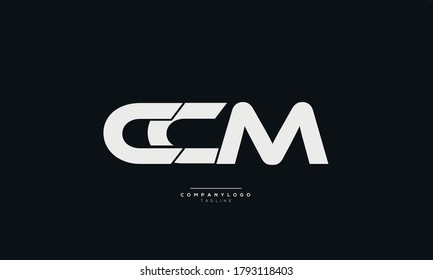 Modern Ccm Letter Business Logo Design Stock Vector (Royalty Free ...