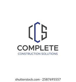 Modern CCS Monogram Logo Vector
