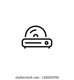 Modern cd player icon