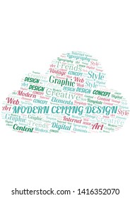 Modern Ceiling Design word cloud. Wordcloud made with text only.