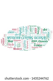 Modern Ceiling Design word cloud. Wordcloud made with text only.