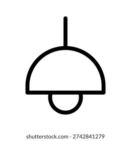 Modern Ceiling Lamp icon set for home lighting, interior decor, and ambient illumination design
