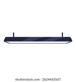 Modern ceiling lamp with a long, sleek design, providing bright illumination