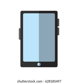 modern cellphone with blank screen icon image 