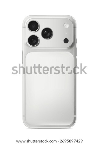 Modern Cellphone Device Showing Multiple Lens Camera System