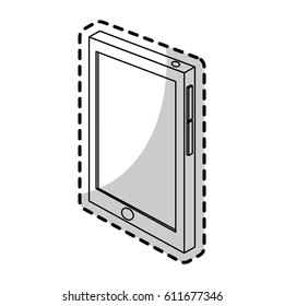 modern cellphone icon image 