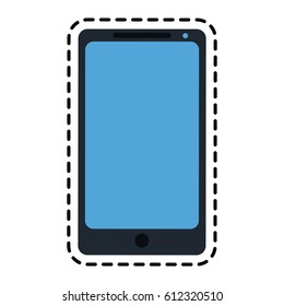 modern cellphone icon image 