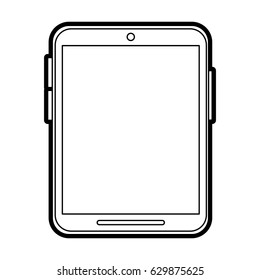 modern cellphone icon image 