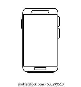 modern cellphone icon image 