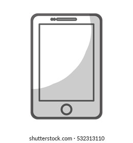 modern cellphone icon image vector illustration design 