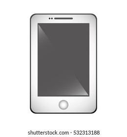 modern cellphone icon image vector illustration design 