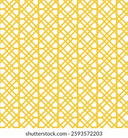 Modern Celtic Knot Seamless Pattern Design.Golden Geometric Pattern Background.