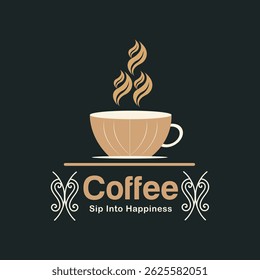 Modern Ceramic Coffee Cup Design Mockup