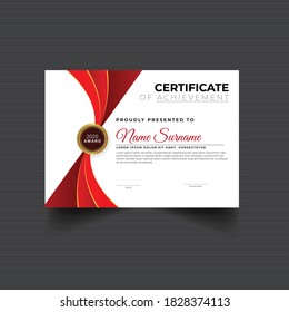 Modern certificate of appreciation and smart design
