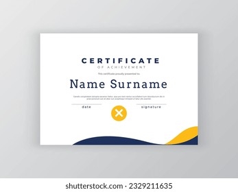 Modern certificate of appreciation template
