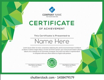 modern certificate for corporate companies and all types business and other sectors