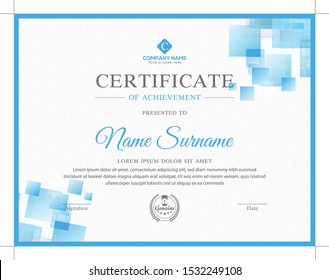 Modern certificate for corporate companies and all types business and other sectors
