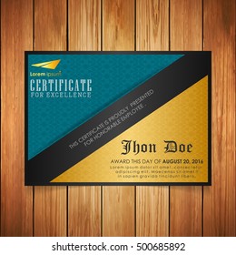 Modern Certificate design