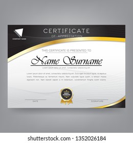 Modern Certificate Design Template