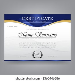 Modern Certificate Design Template