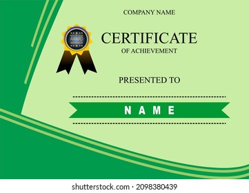 
Modern Certificate Design Template - Vector
