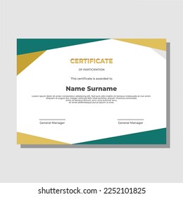 modern certificate with editable templates