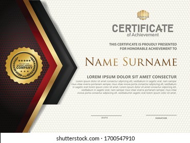 28,694 Red gold certificate template Images, Stock Photos & Vectors ...