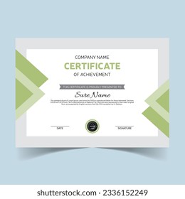 Modern certificate template. Use for print, certificate, diploma, graduation