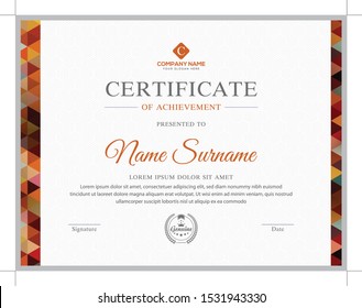 Modern Certificate Templat...inimal Template Design