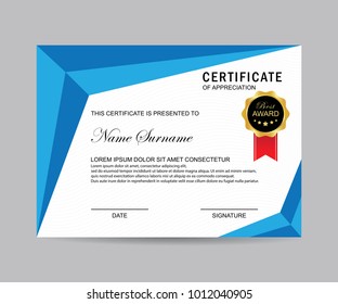 Modern certificate vector