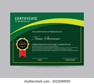 Modern certificate vector