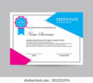 Modern certificate vector