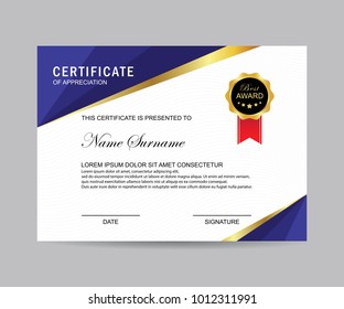 Modern certificate vector