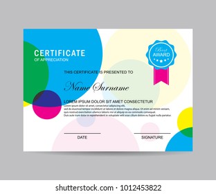 Modern certificate vector