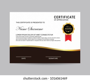 Modern certificate vector