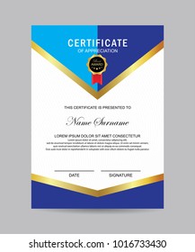 Modern Certificate vector
