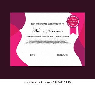 Modern certificate vector