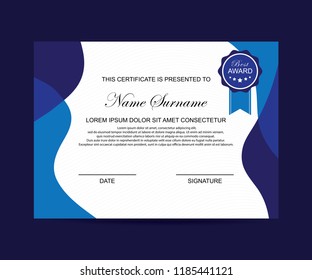 Modern certificate vector