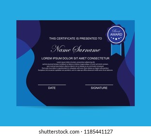 Modern certificate vector