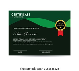 Modern certificate vector